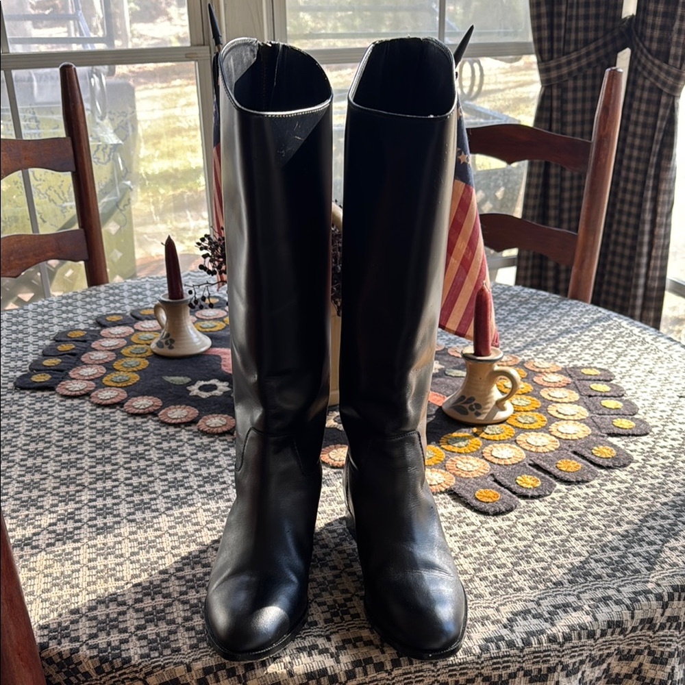 Cole Haan Black Leather Boots